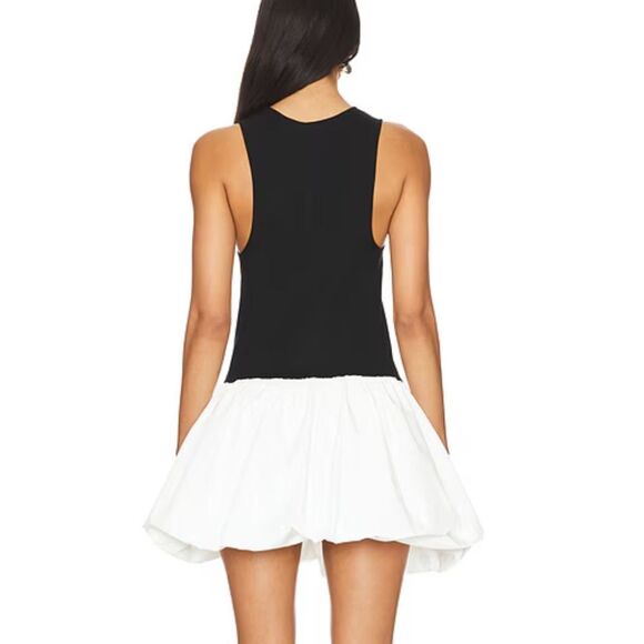 NWT The Femm Teresa Dress Black & White bubble skirt mini tank Revolve S - Picture 3 of 9